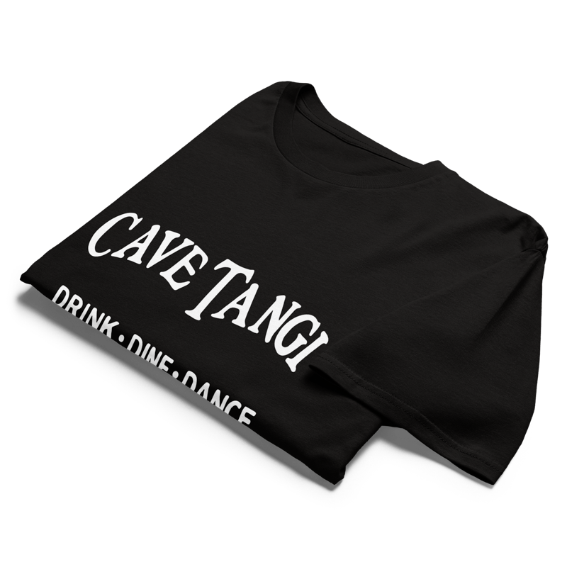 Cave Tangi Tee — Black - View 4