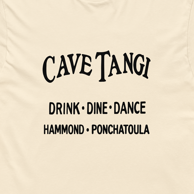 Cave Tangi Tee — Cream - View 5