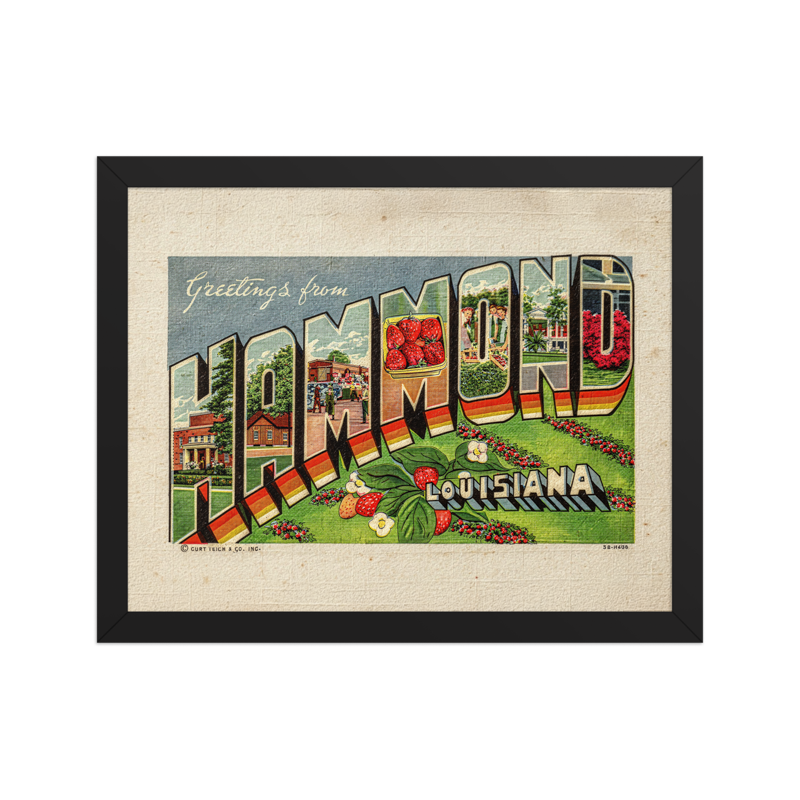 greetings-from-hammond-11x14 product image