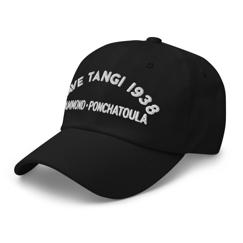 Cave Tangi Dad Hat — Black - View 4
