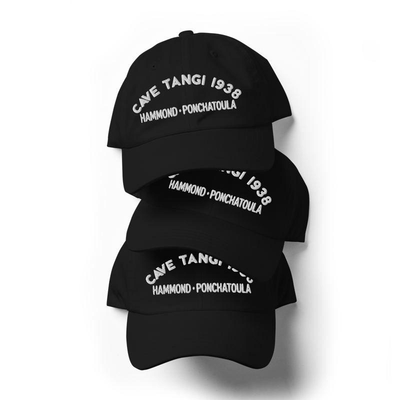 Cave Tangi Dad Hat — Black - View 5