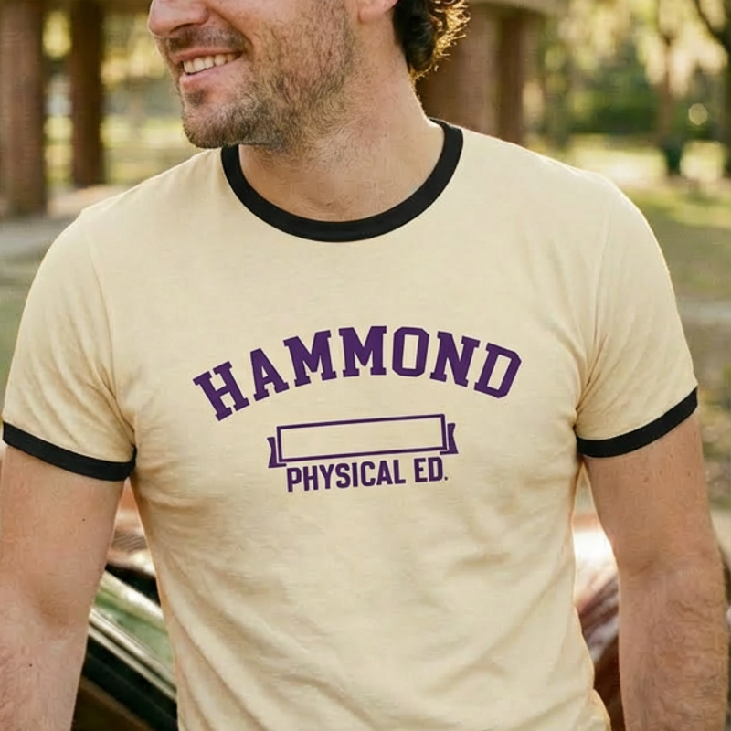 Hammond Phys Ed Ringer Tee - View 4