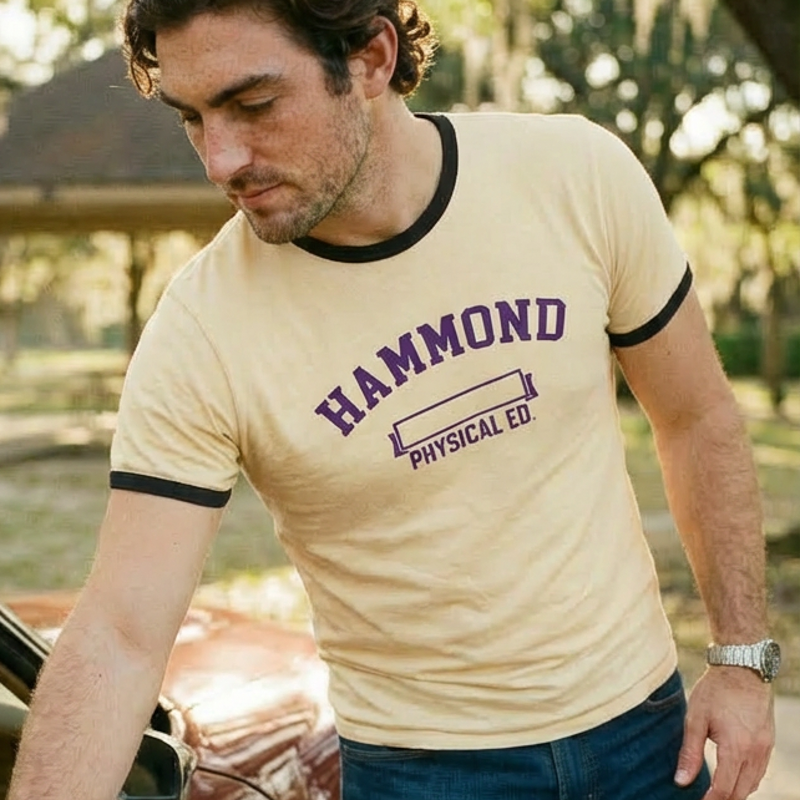 Hammond Phys Ed Ringer Tee - View 5