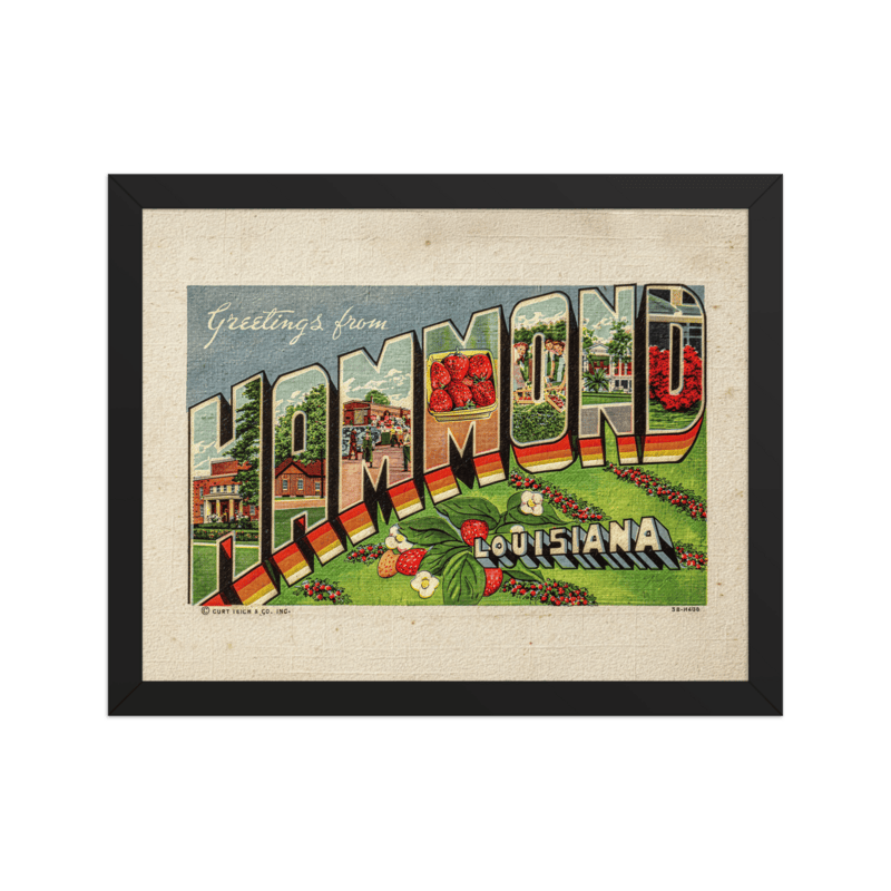 Greetings from Hammond 11x14