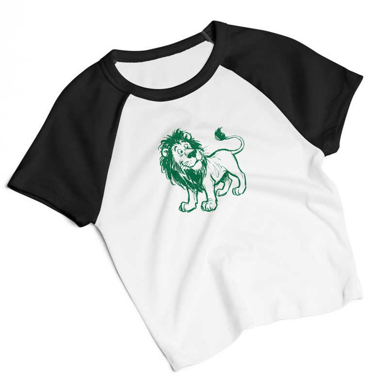Retro Sketch Raglan Baby Tee - View 2